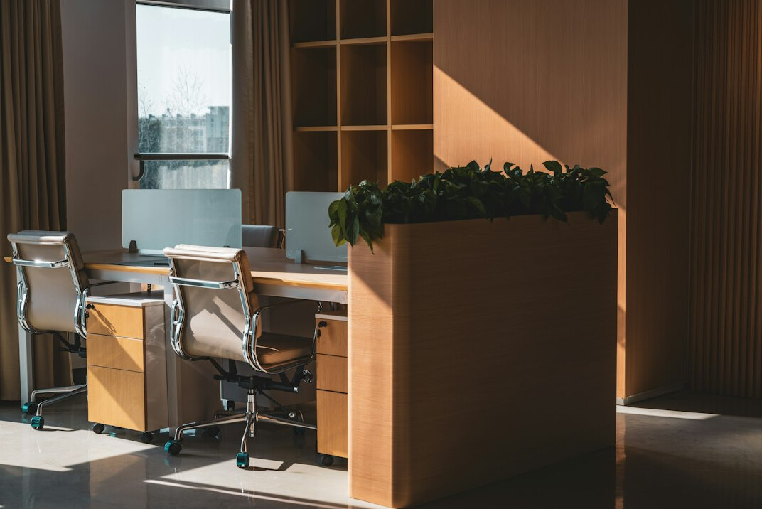 modern office with coders